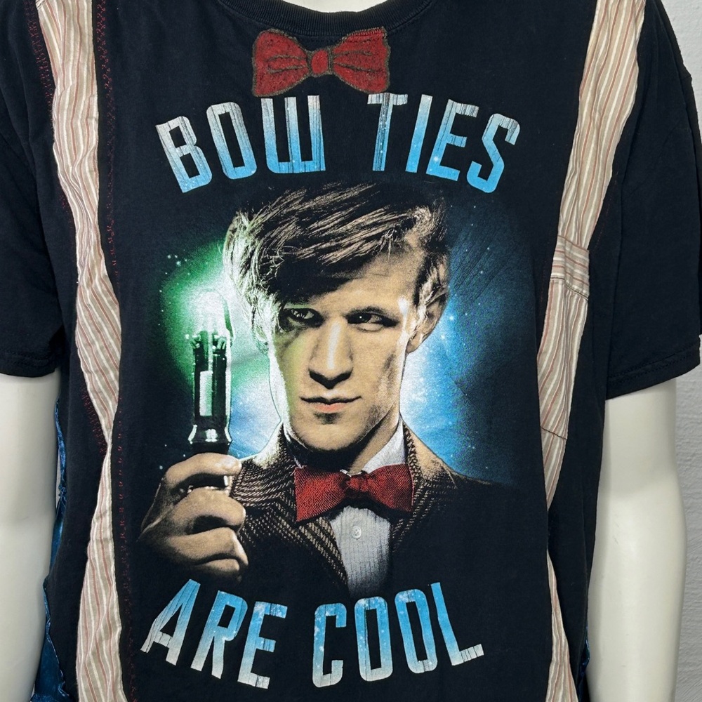 Doctor Who Dress XL One of a Kind Upcycled Bow Ties Are Cool Cosplay Halloween